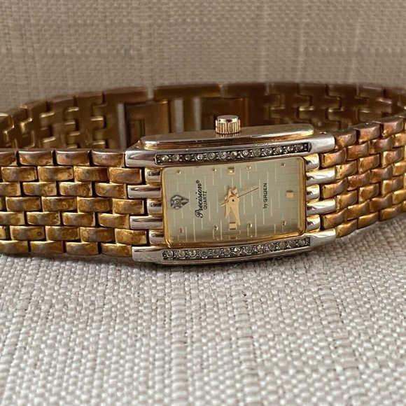 Precision by Gruen Women Wristwatch Gold Tone Quartz Analog Ladies Watch - Picture 10 of 11
